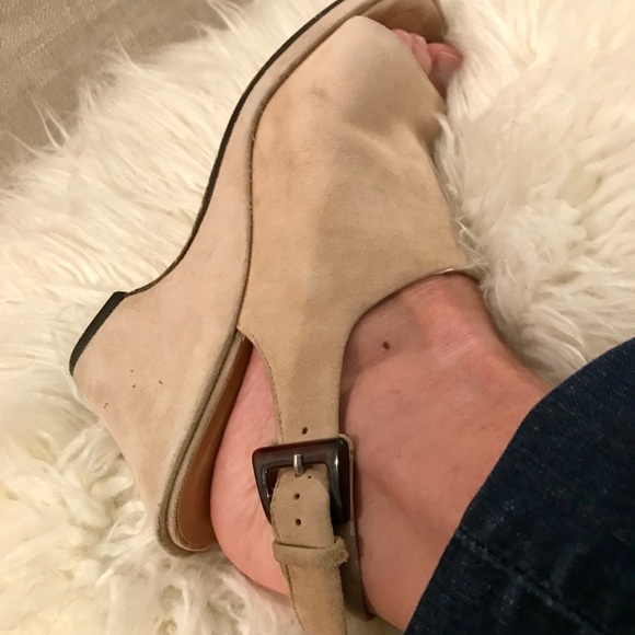 Italian suede wedge - Picture 1 of 6